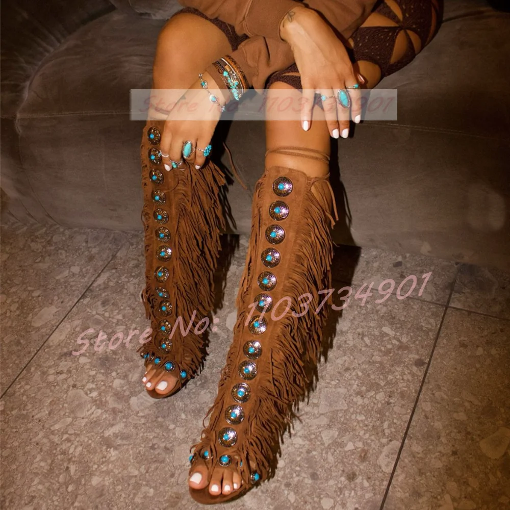 Crossfit Ladies - Nappe Open Toe Gems Sandali alti